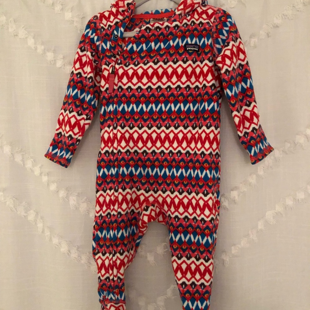 Patagonia baby micro fleece bunting